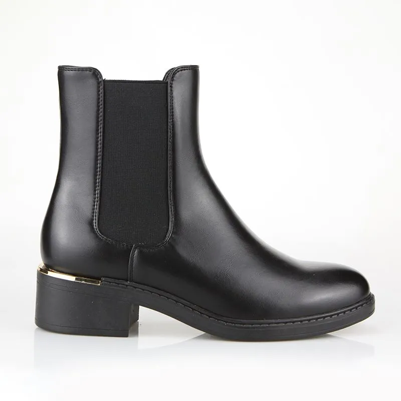 Womens Pull On Ankle Boots